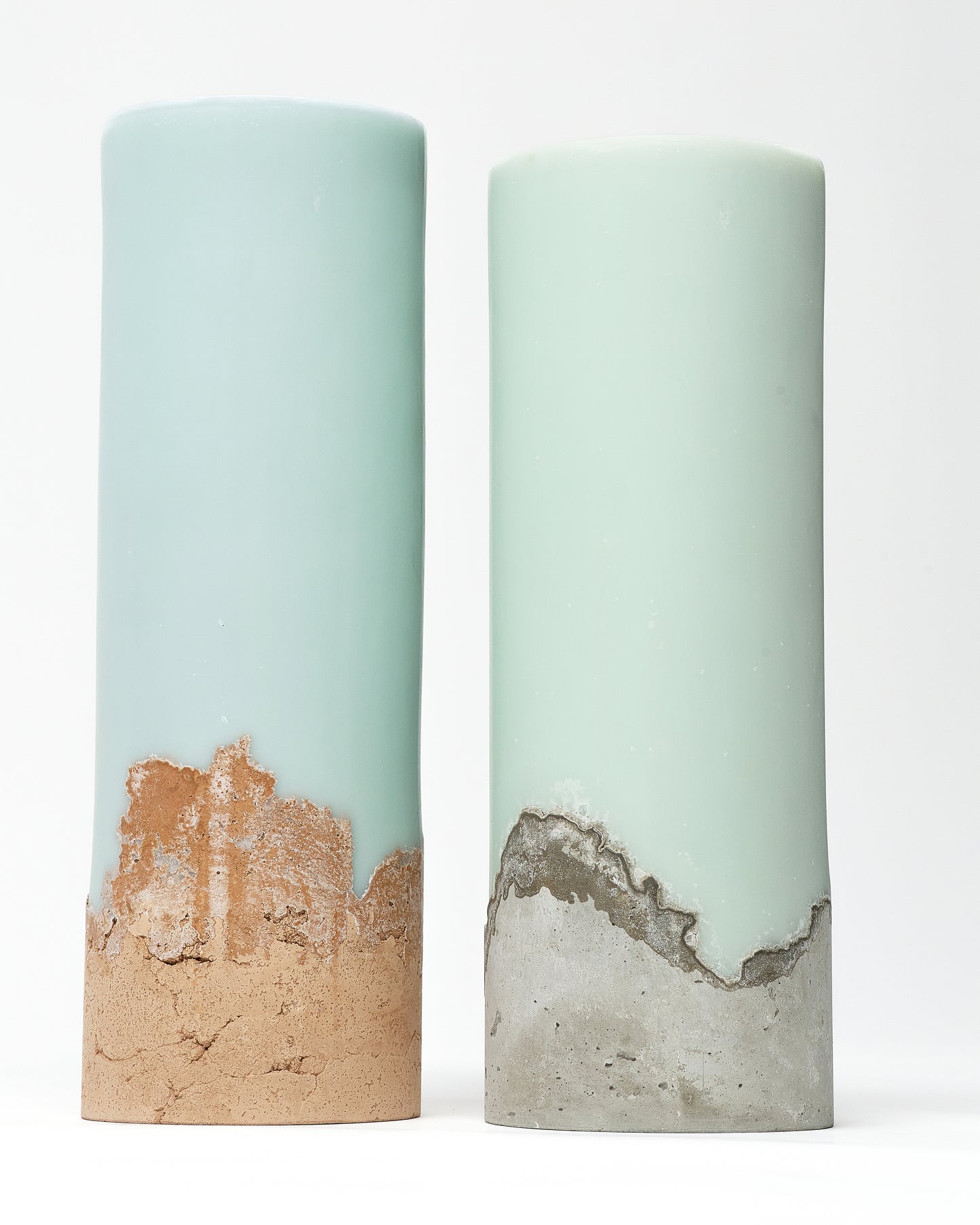 Terracota base perfumed candle XL