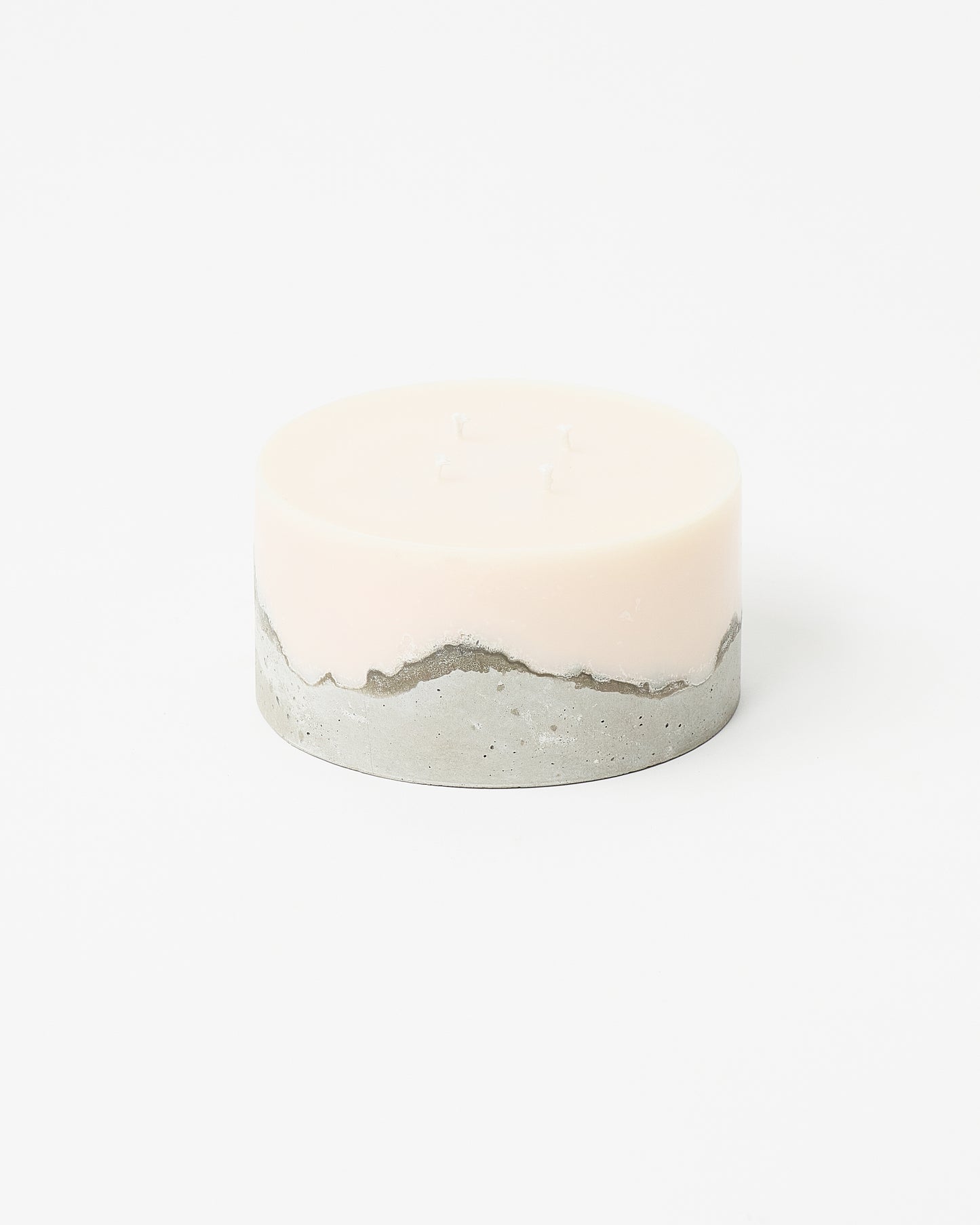Handcrafted Concrete-Based Candles: