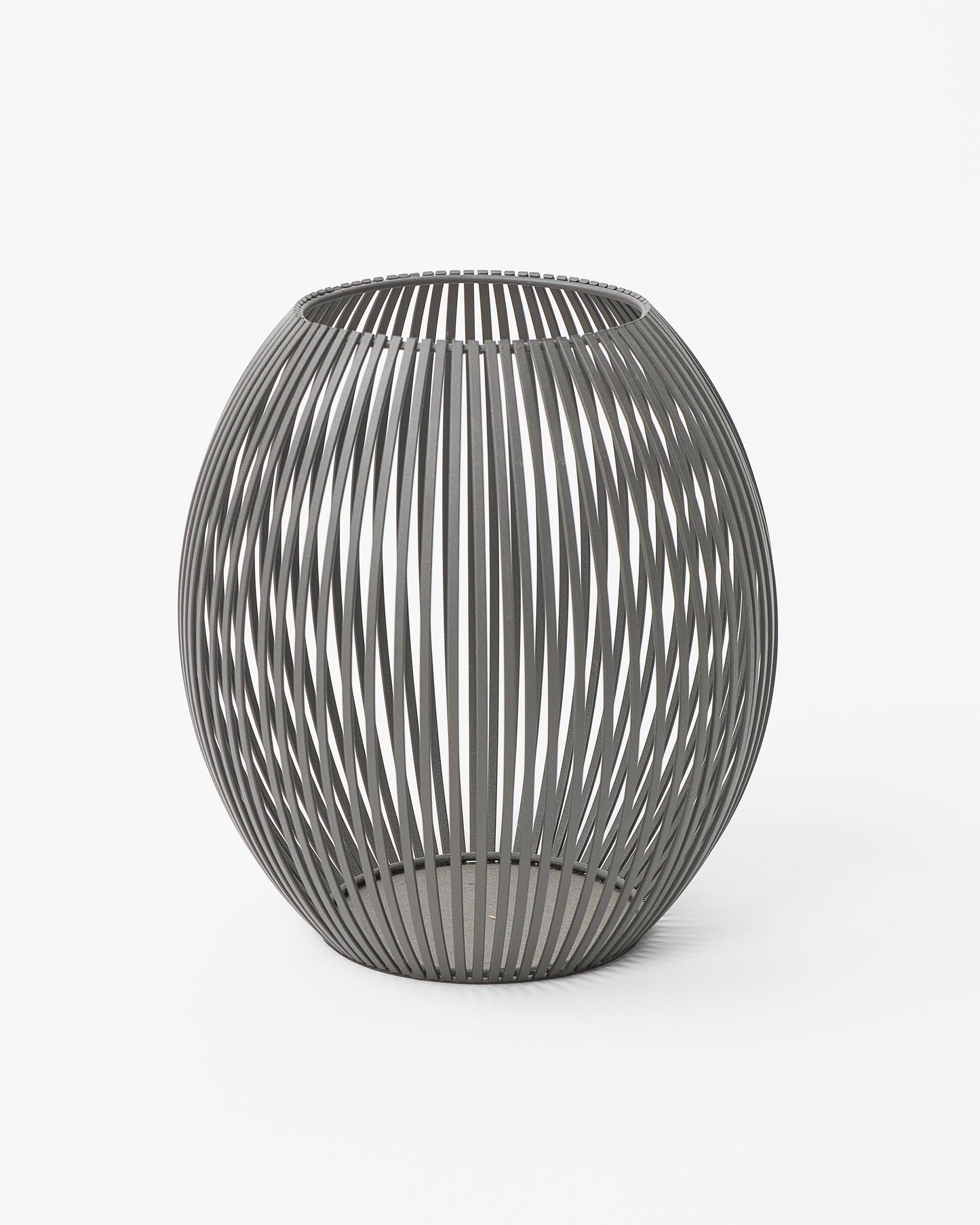 "Nocturnal Elegance"  Black Wire Mesh Candle Holder by PHILIPPI
