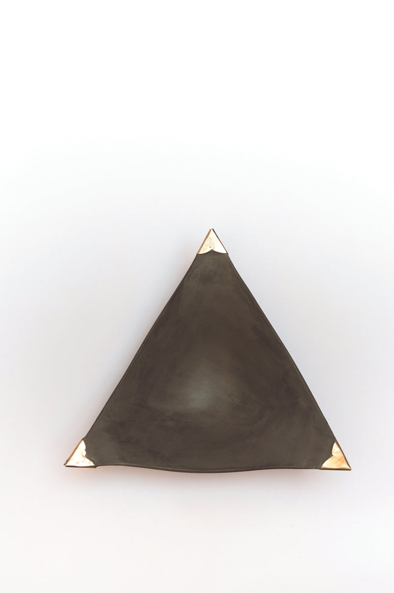 Triangular Terra-Cotta Bowl