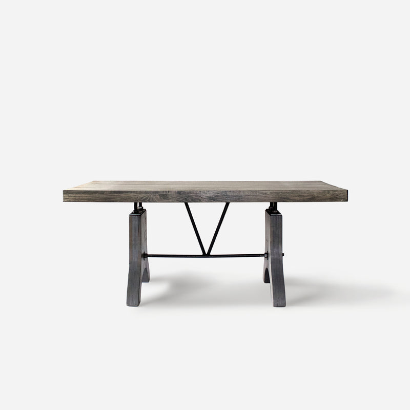 Dining Table No. 58 in Classic Gray w/ Wooden Legs